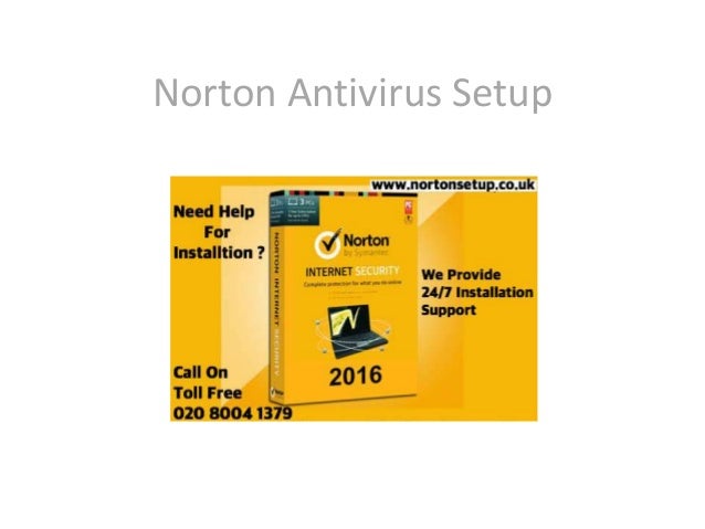 Norton anti virus setup