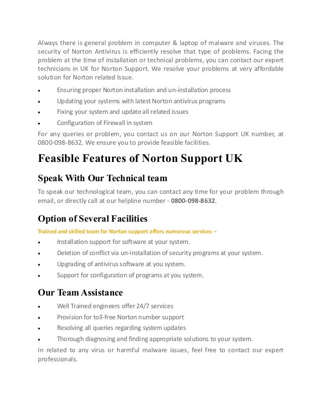 norton contact numbers norton contact numbers
