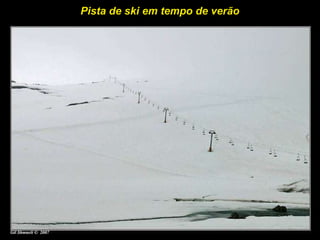 Pista de ski em tempo de verão 