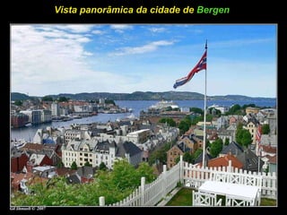 Vista panorâmica da cidade de  Bergen   