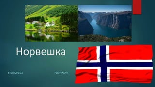 Норвешка
NORWEGE NORWAY
 