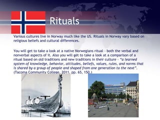 Norwegian Values Norway | PPTX