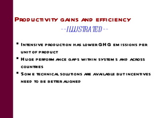 Meeting the rising demand for Animal Source Foods: Implications for land use and natural resource in the developing world