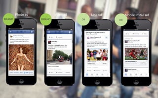 Video	
  ad	
  Photo	
  ad	
   Mobile	
  Install	
  Ad	
  Link	
  Ad	
  
BRAND DR	
   DR	
  BRAND
 