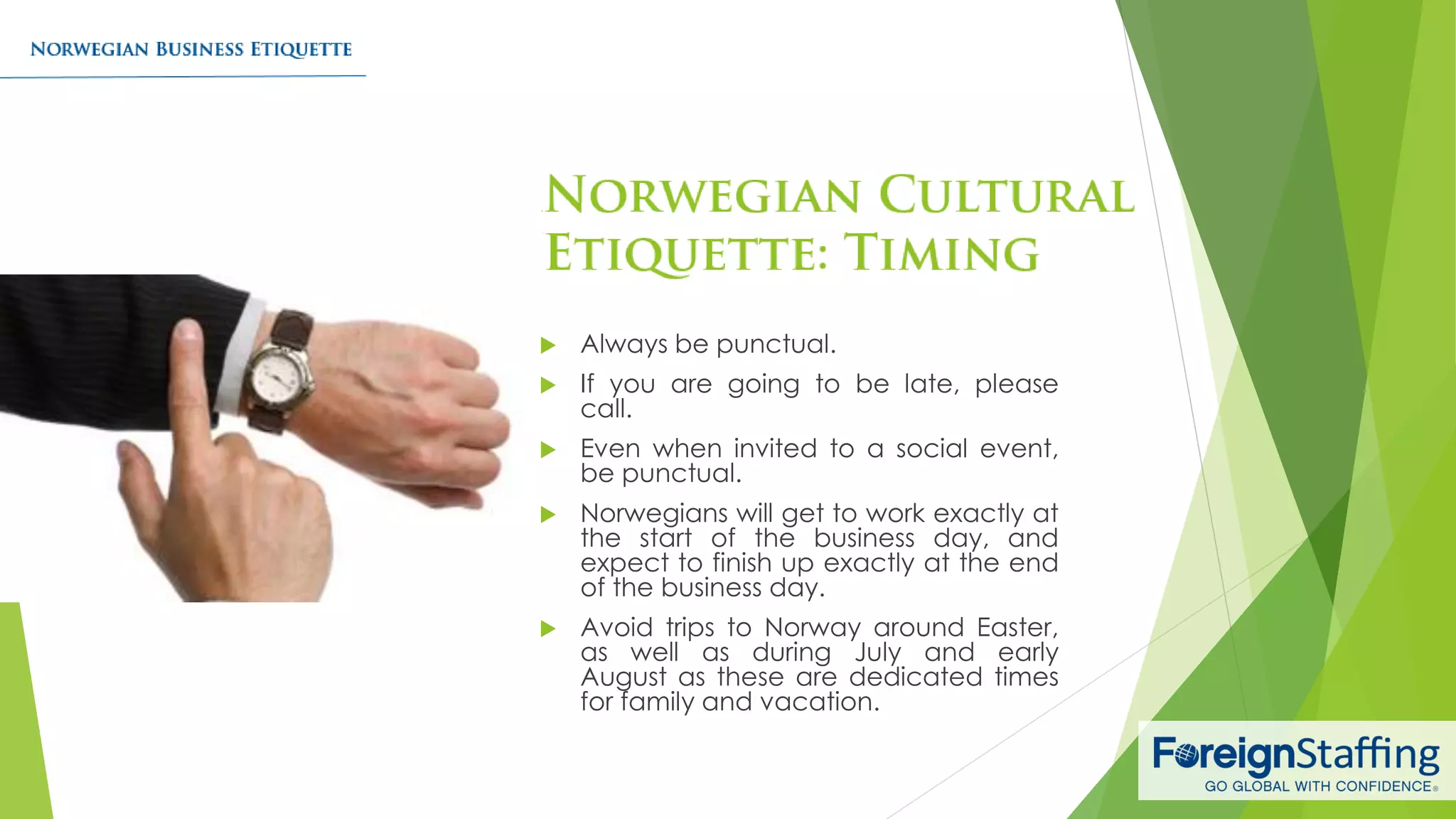 Norwegian Business Etiquette | PPT
