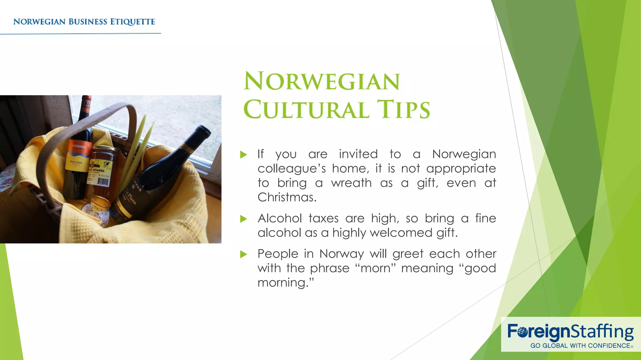 Norwegian Business Etiquette | PPT