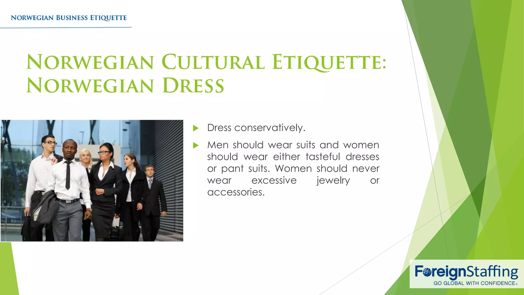 Picture of Norwegian Business Etiquette | PPT