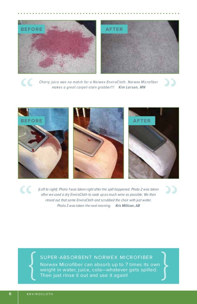 Norwex Before And After 17 Green Work Live