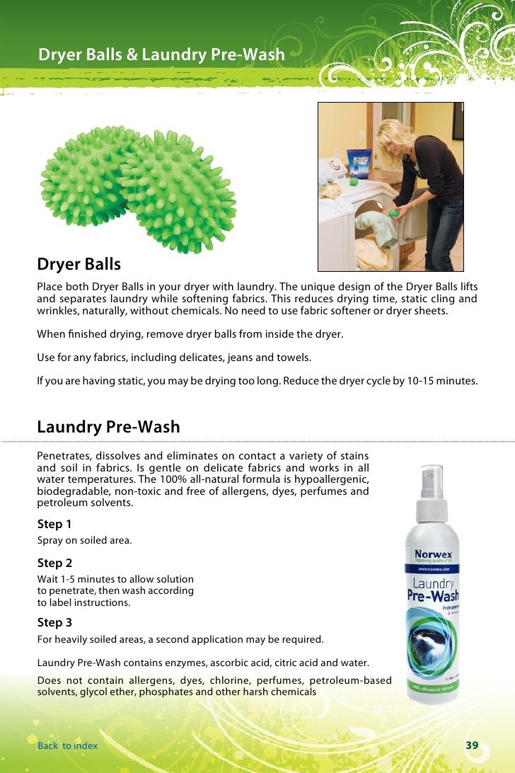 norwex laundry balls