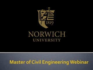 Master of Civil Engineering Webinar 
