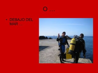 O … DEBAJO DEL MAR … 