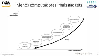 Luís Vidigal – Setembro 2019
Menos computadores, mais gadgets
Luis Borges Gouveia 10
 