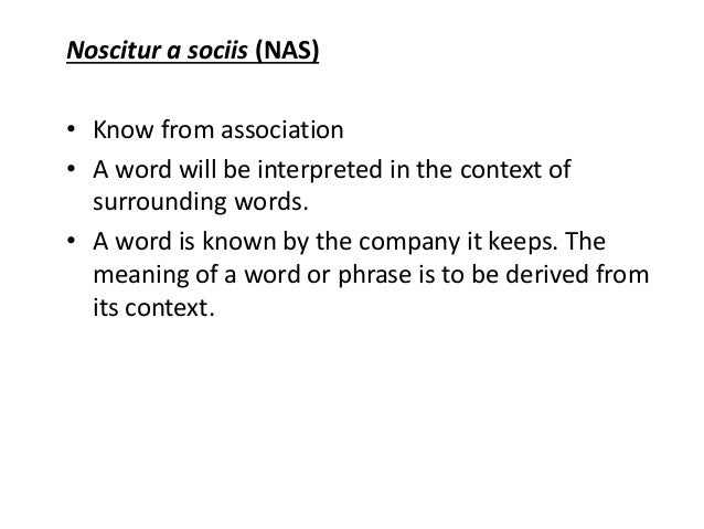 Noscitor A Sociis