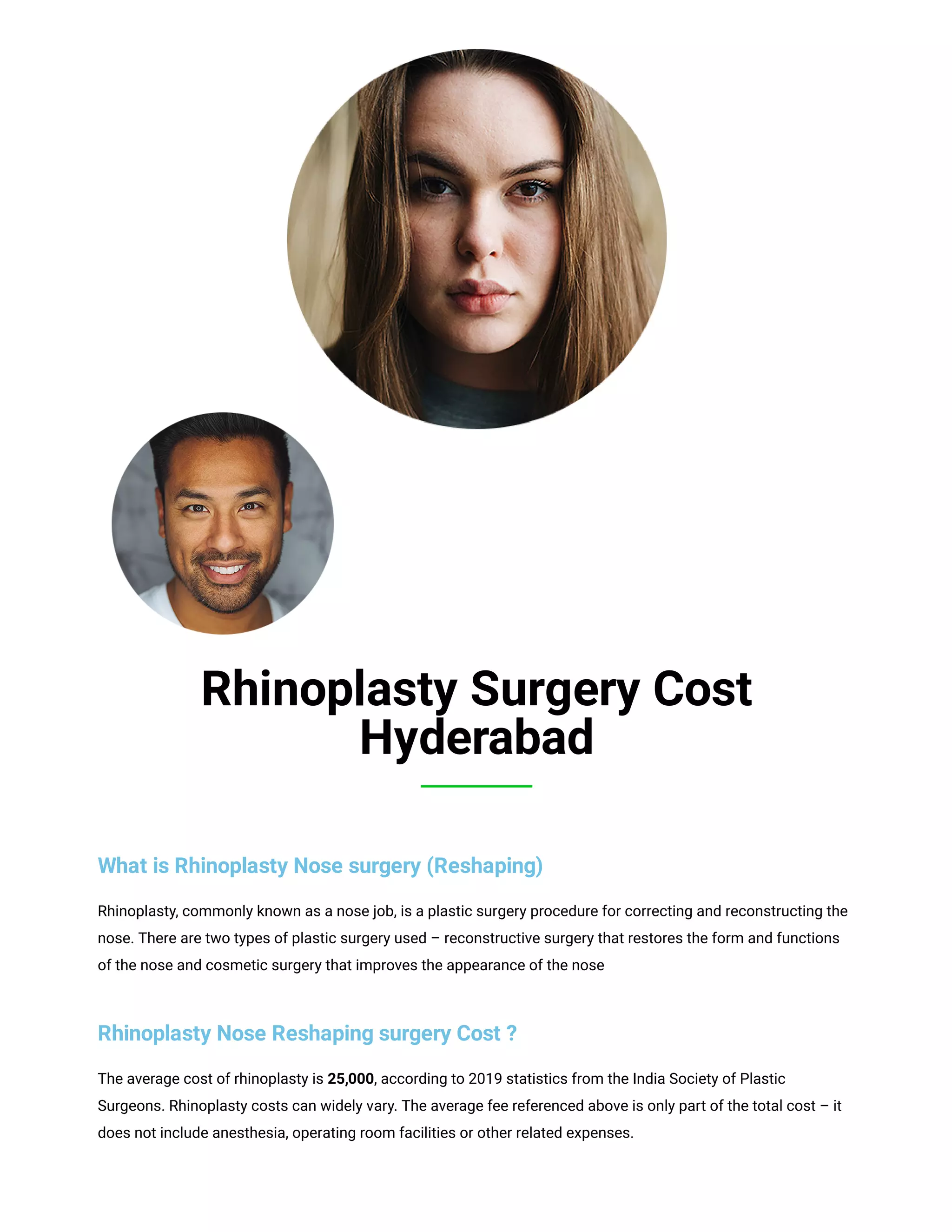 nose reshaping cost in hyderabad PDF