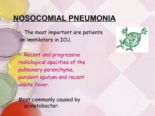 Nosocomial infection in icu