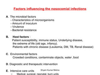 Nosocomial infection and its surveillance | PPT