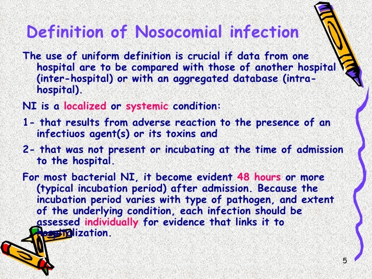 nosocomial infections epidemiology and key concepts nosocomial infection