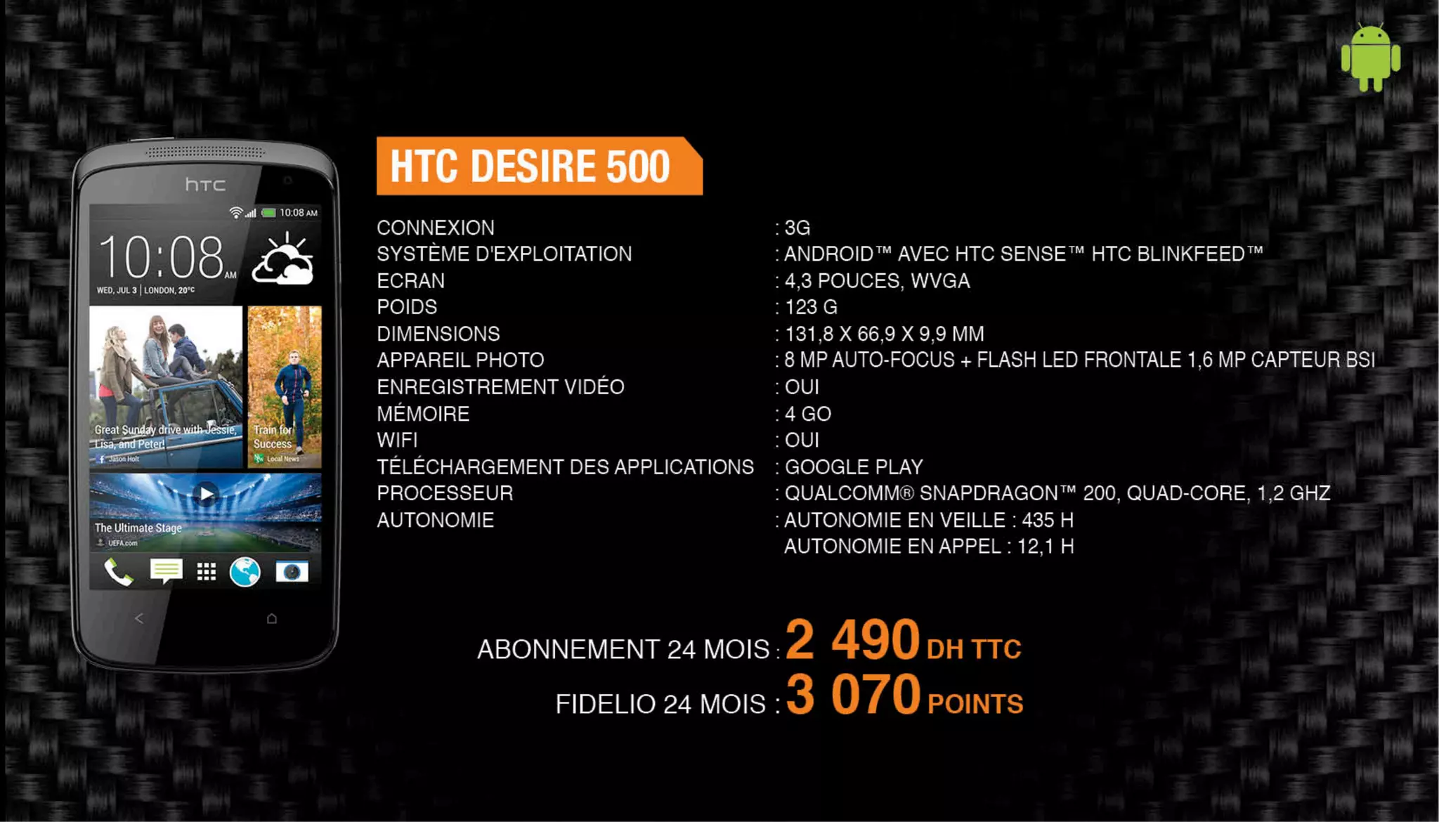 Nos offres Smartphones & Tablettes - Novembre 2014