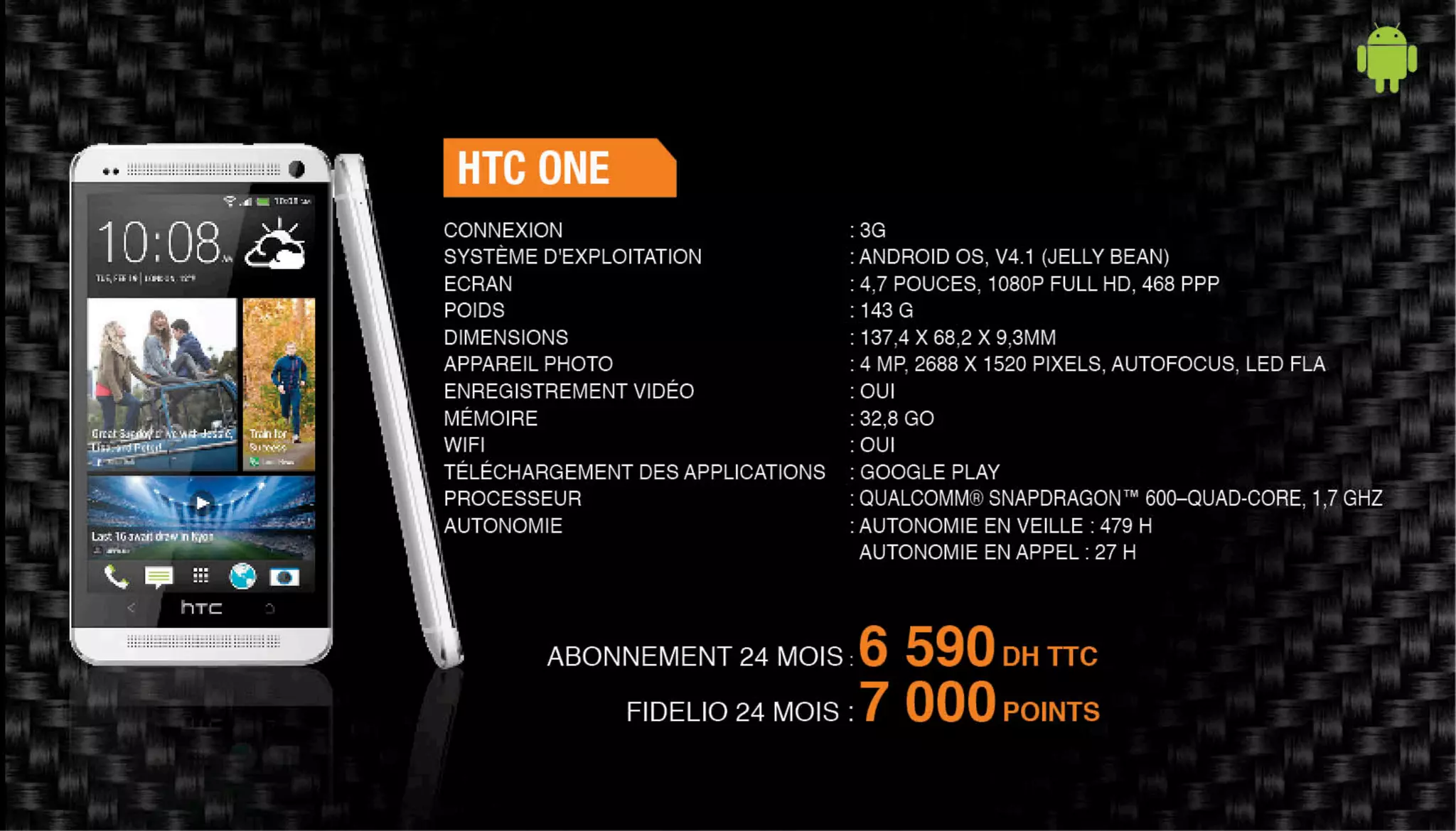 Nos offres Smartphones & Tablettes - Novembre 2014