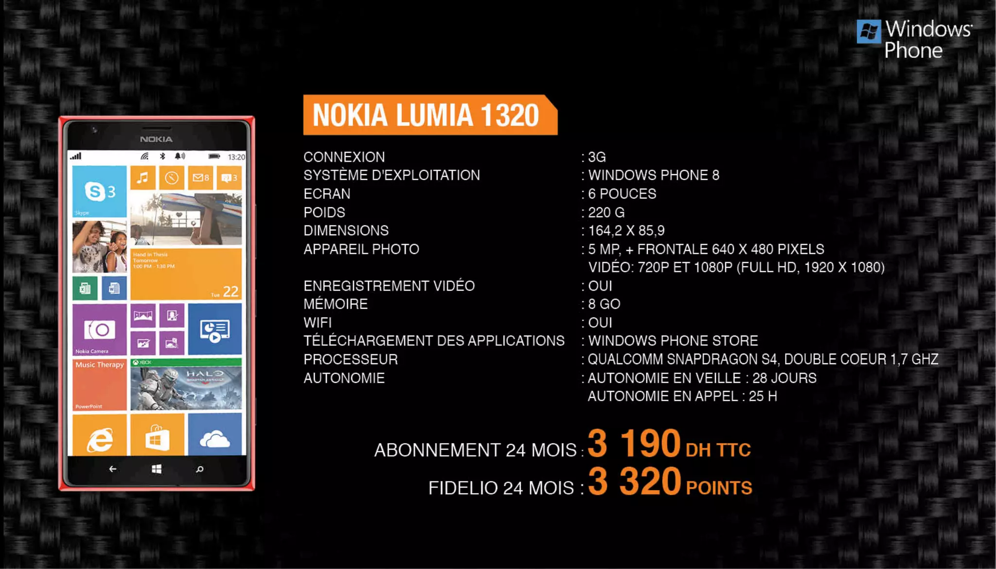 Nos offres Smartphones & Tablettes - Novembre 2014