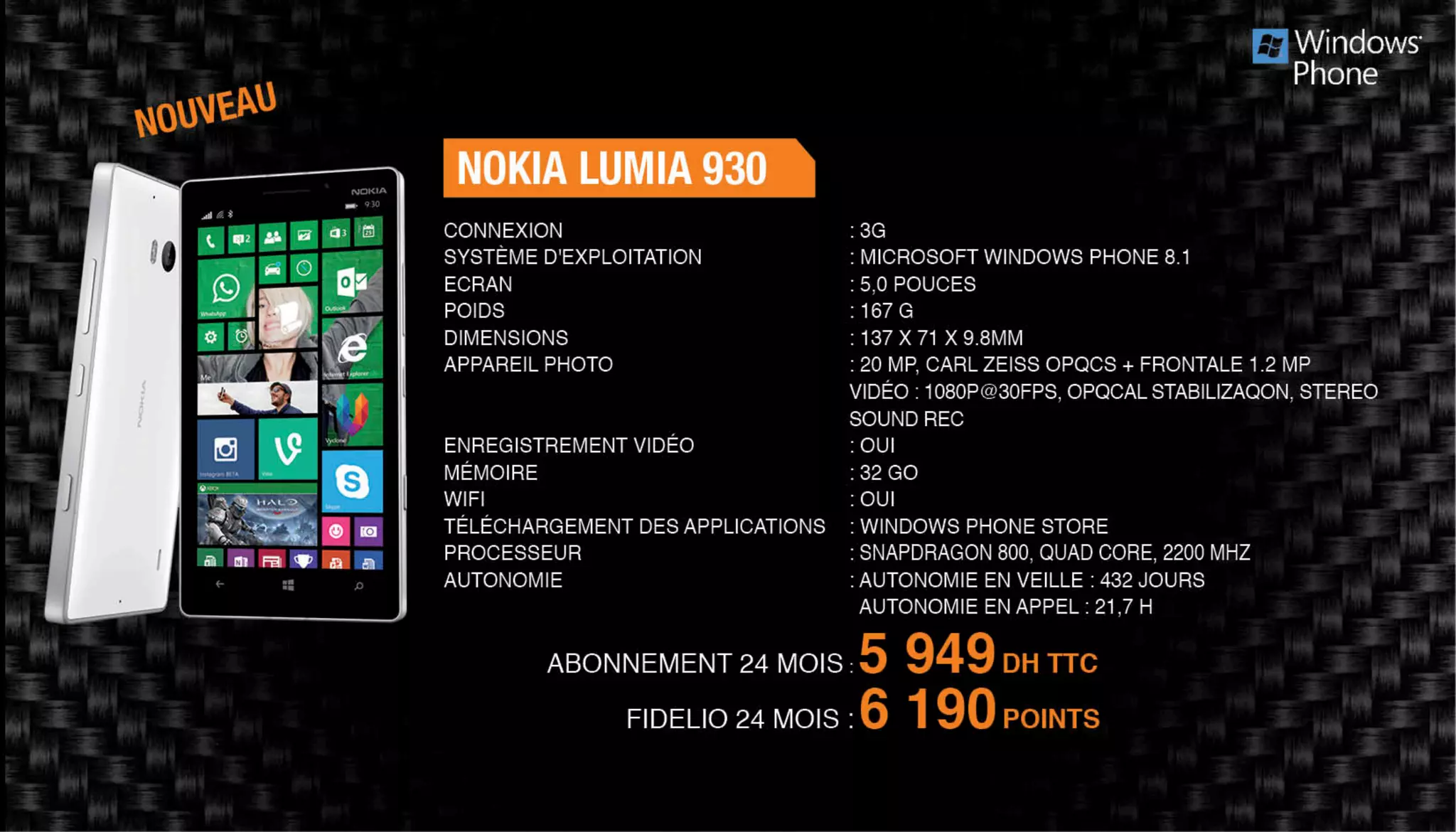 Nos offres Smartphones & Tablettes - Novembre 2014