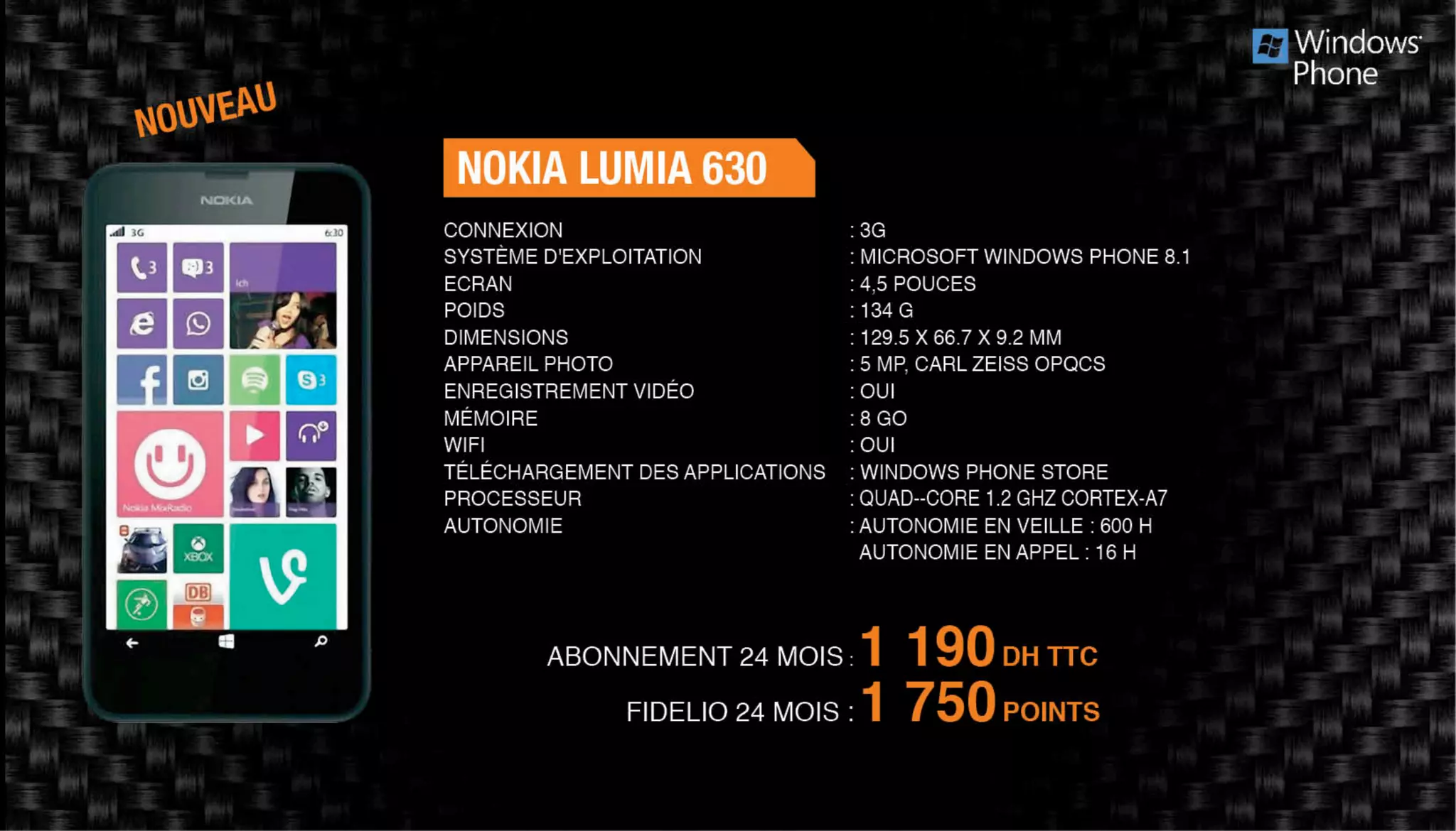 Nos offres Smartphones & Tablettes - Novembre 2014