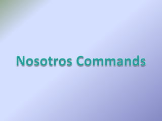 Nosotros Commands 
