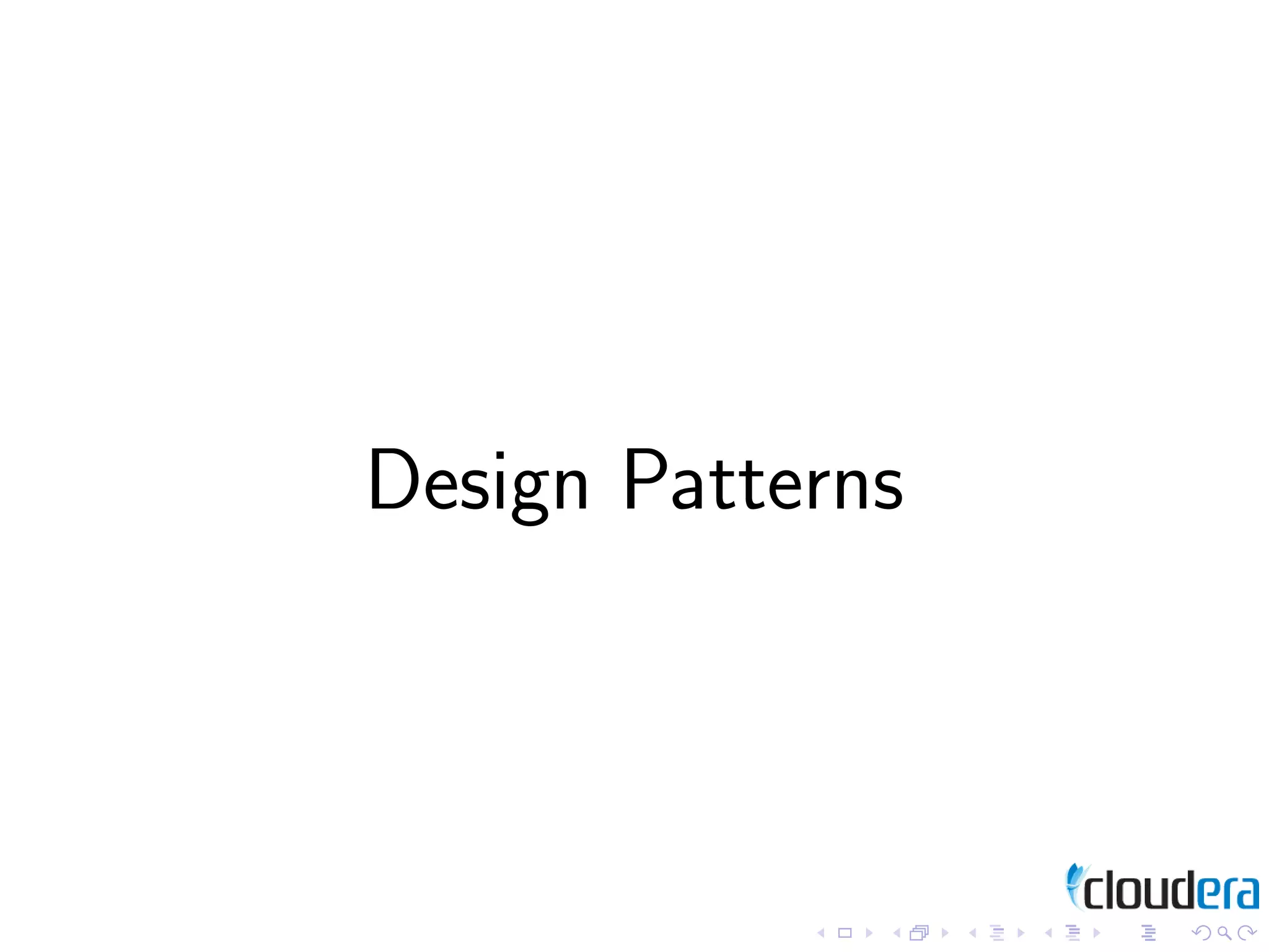 Design Patterns for Distributed Non-Relational Databases