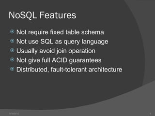 NoSQL Overview | PPT
