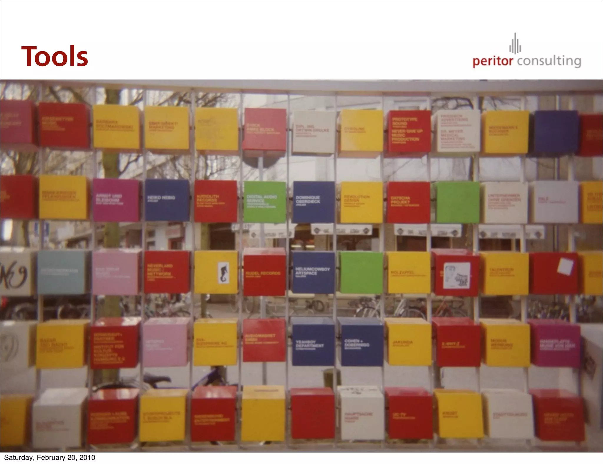 Tools




                              17

Saturday, February 20, 2010
 