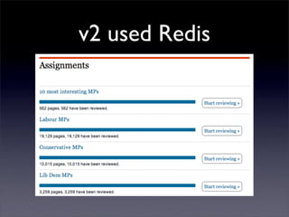 v2 used Redis
 