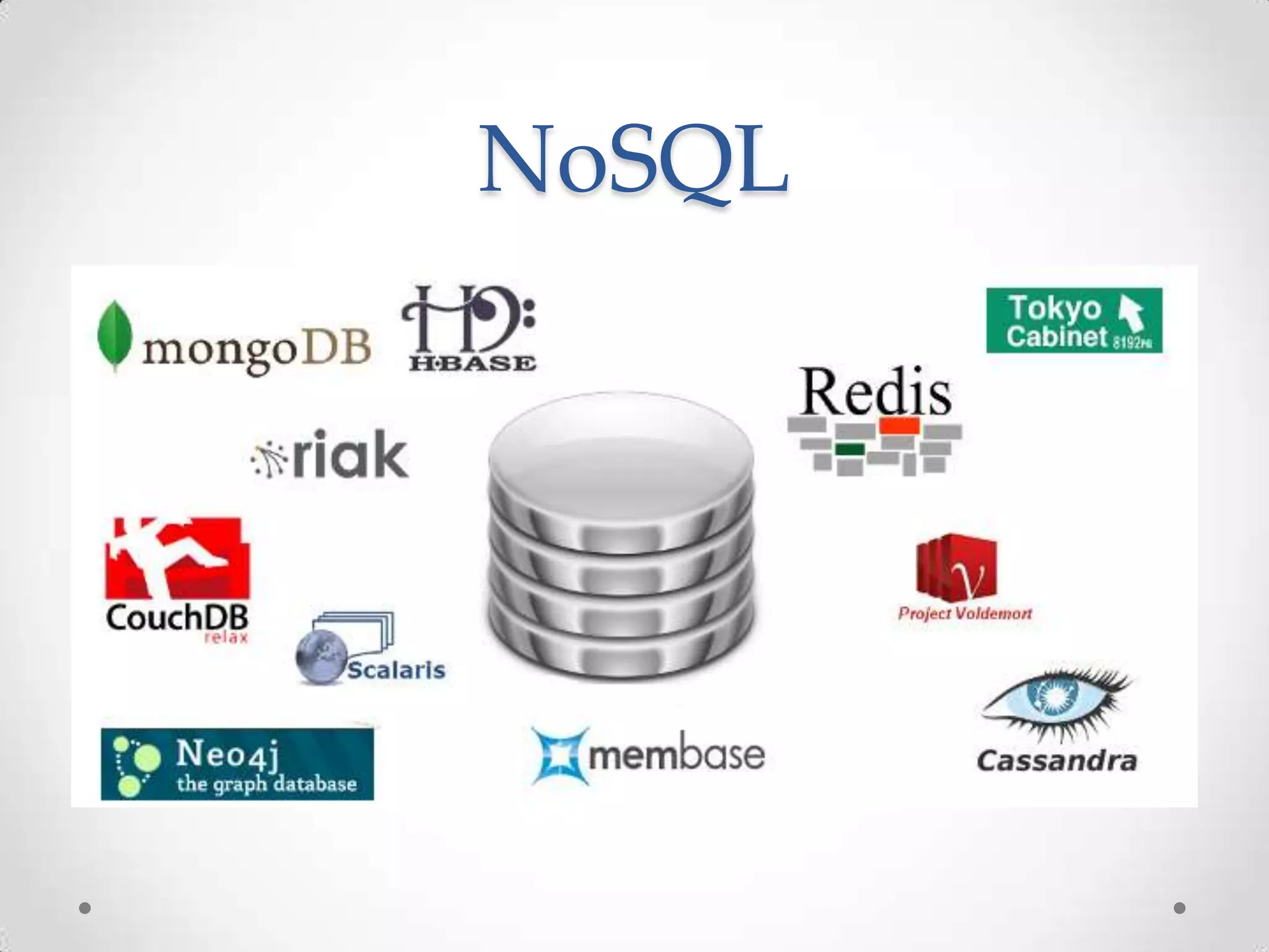 NoSQL
 