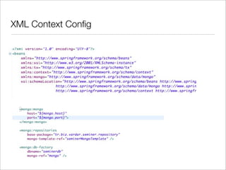 XML Context Conﬁg
 