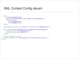 XML Context Conﬁg devam
 