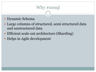 An introduction to Nosql | PPT