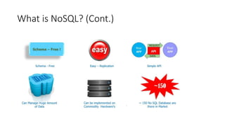 What is NoSQL? (Cont.)
 