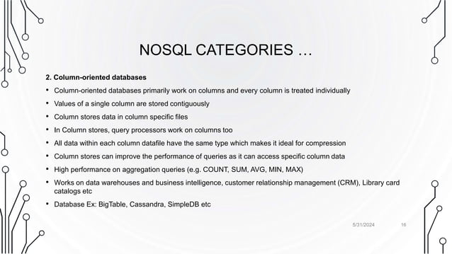 NoSQL Fundamentals PowerPoint Presentation | PPT