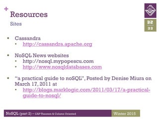 NoSQL Database- cassandra column Base DB | PDF