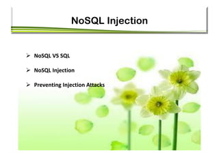 Session11-NoSQL InjectionPHP Injection | PPT