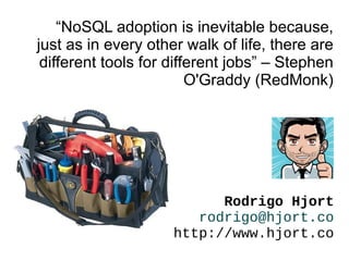 O modelo de dados Relacional (Tabular) Orientado a Documentos 