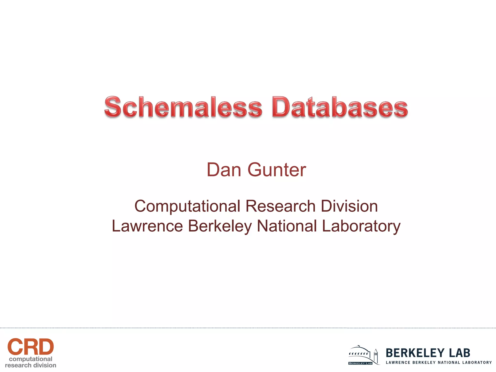 Schemaless Databases | PPT