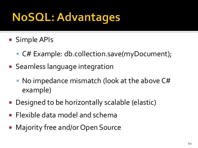 NoSQL (Not Only SQL)