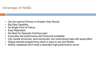 Comprehensive Overview of NoSQL Databases and MongoDB Operations | PDF