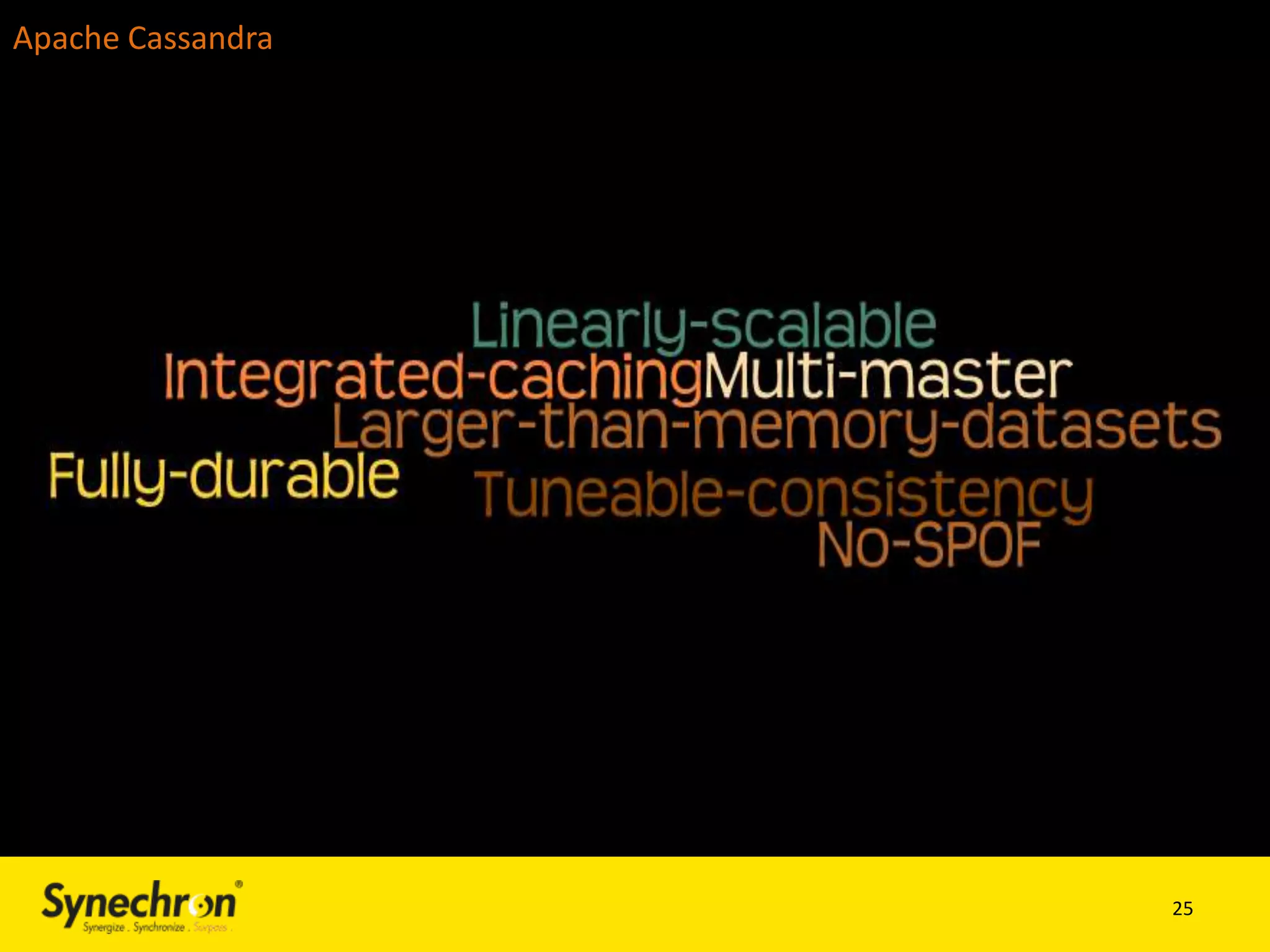 Apache Cassandra

25

 