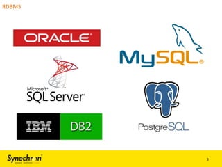RDBMS

3

 