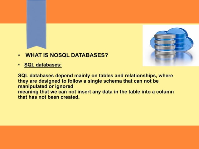 Nosql database presentation | PPT