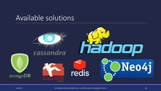 Available solutions
4/14/2017 BY MARKIYAN RIZUN, UNIVERSITÉ LILLE 1, SOFTEAM, EMAIL: MRIZUN@SOFTEAM.FR 36
 