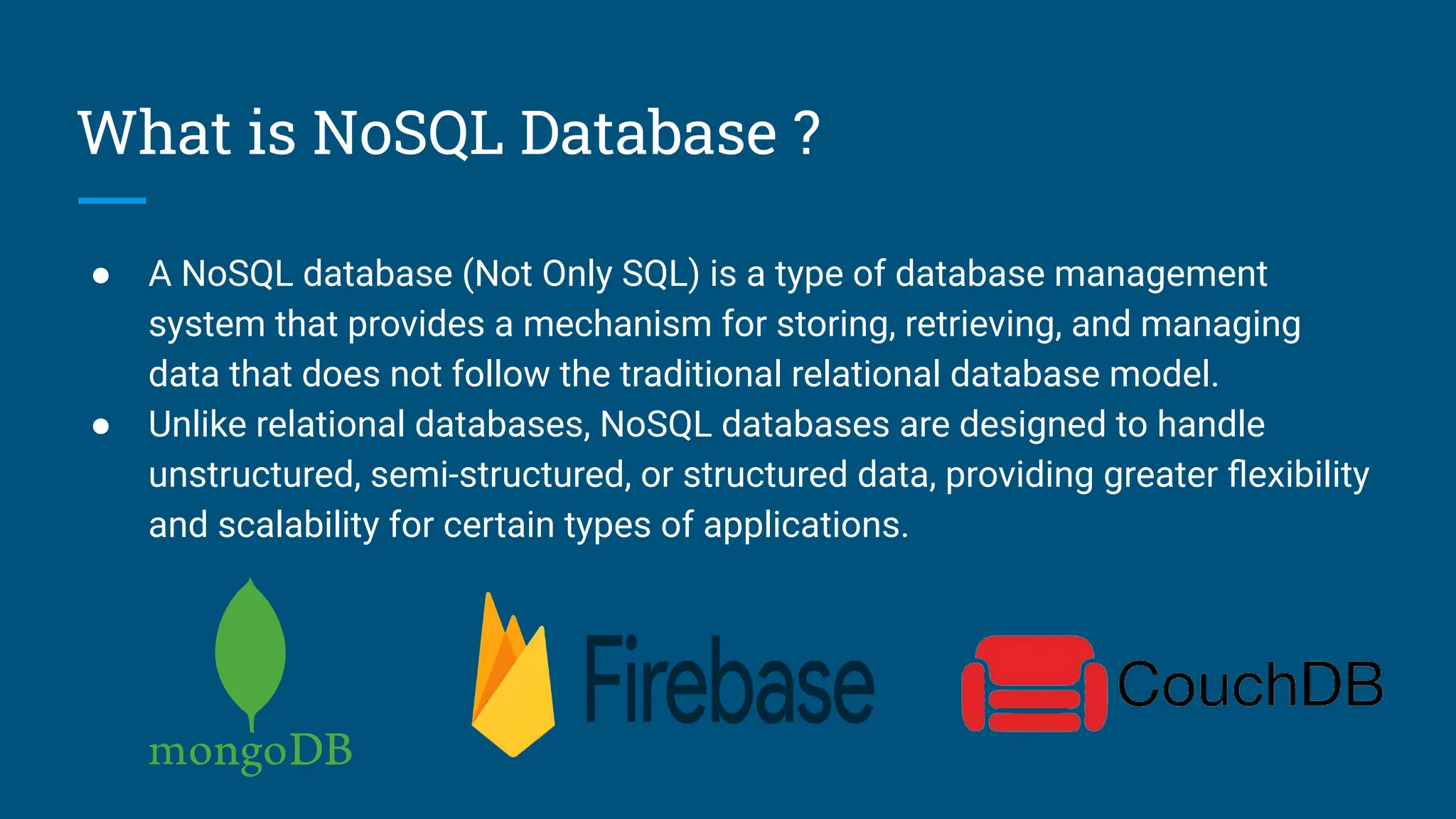 Presentation On NoSQL Databases | PPT