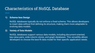 Presentation On NoSQL Databases | PDF