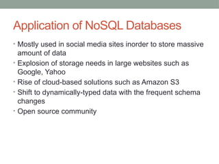 No SQL DATABASE Description about 4 no sql database.pptx